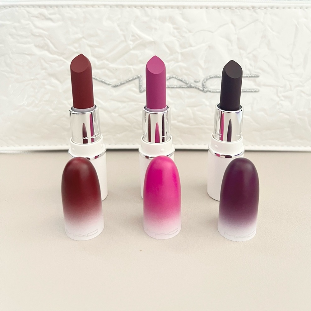 New MAC Mini Powder Kiss Lipsticks Rouge Lévres